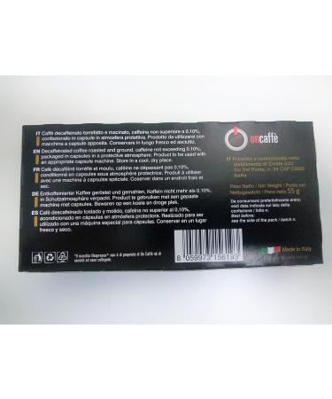  SORINA ONCAFFE' Aluminum Capsule for NESPRESSO system - DEK (100 capsules) - Buy Online on GoSupps.com