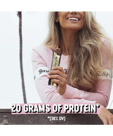 Barebells Salty Peanut Protein Bars - 12 Count, 1.9oz Bars | High Protein Snack with 20g Protein | Low Carb, No Added Sugar | On-The-Go Breakfast Bar - Buy Online on GoSupps.com