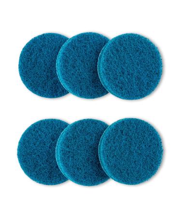 Klever Electric Spin Power Scrubber | PSA103 Light Duty Non-Scratch Accessory Pad Kit (Pack of 6) Light Duty Pads