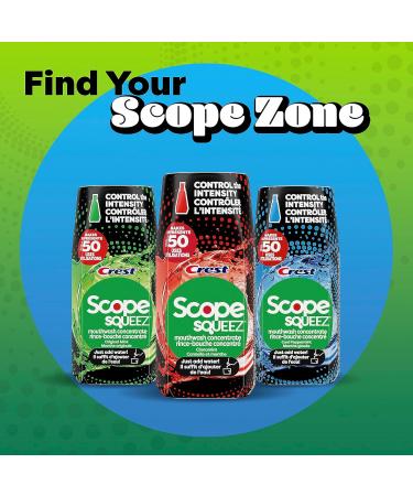 CREST SCOPE SQUEEZ MOUTHWASH CONCENTRATE CINNAMINT 50 ML Cinnamint 50 ml (Pack of 1) - Buy Online on GoSupps.com