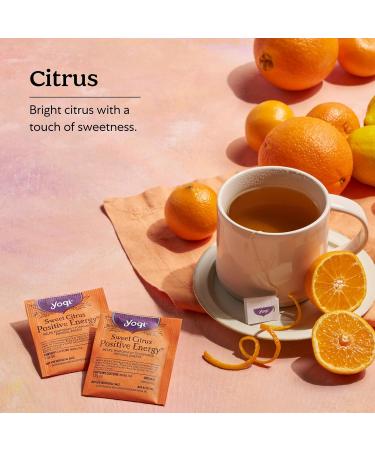 Yogi Tea - Sweet Citrus Positive Energy (6 Pack) - 96 Tea Bags - Buy Online on GoSupps.com