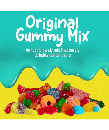 Sweet Sixteen Original Candy Classic Mix of Sweet and Sour-Coated Gummies 10 packs x 185g Peanut & Nut-Free Candies Soft Chewy and Always Fresh 185 g (Pack of 10) - Buy Online on GoSupps.com