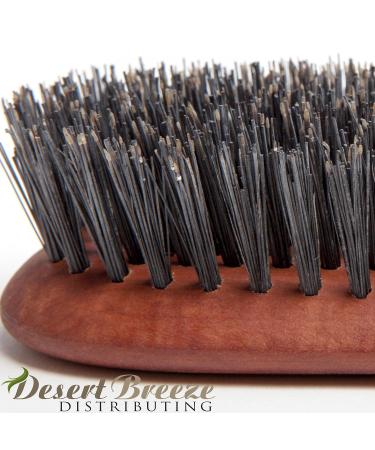 Premium German-Made 100% Pure Calcutta Boar Bristle Hair Brush for Healthy Hair & Scalp - Natural Shine, Reduce Hair Loss - Fine/Medium Hair - Buy Online on GoSupps.com