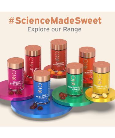 Nutriburst Turmeric Curcumin Gummies with Black Pepper Extract - 60 Count Vegan Sugar Free Formula for Joint & Muscle Health - Antioxidant & Anti-inflammatory Support - Buy Online on GoSupps.com