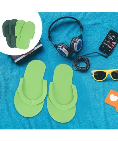 Holibanna Foam Flip Flops - Disposable Beauty Salon Slippers for Spa Pedicure & Nail Salon - 20 Pairs for Home & Hotel Use - Buy Online on GoSupps.com