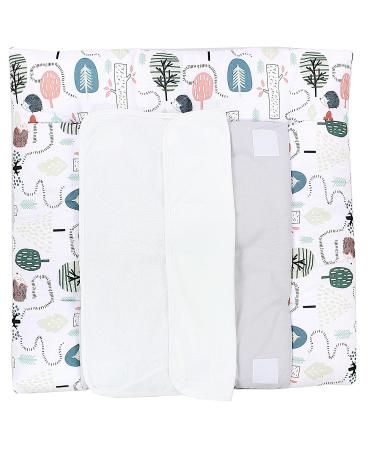 Tuptam Wrap Edition - 2 Terry Trains MAR02579 Hedgehog in the Forest/Mint 70x70 cm - International Shipping Available - Buy Online on GoSupps.com
