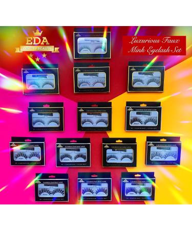 Buy GRANDIOSE 3D Faux Mink False Eyelashes - Natural Look Full Volume & Extra Long Eyelash Extensions | Eye-Lifting Cat Eye Effect | Vegan & Cruelty-Free - Ship Internationally - Buy Online on GoSupps.com