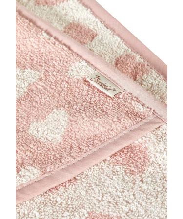 Buy Sterntaler Hooded Bath Towel 80x80 cm - Donkey Emmi Girl with Hearts & Flora Rose - Soft Adorable Perfect for Babies - International Shipping Available - Buy Online on GoSupps.com