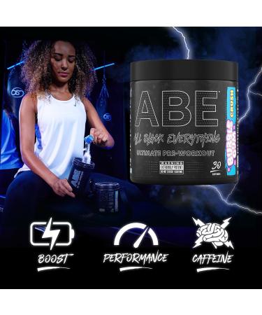 Applied Nutrition ABE Pre Workout Powder - Bubblegum Crush Flavor - 375g (30 Servings) - Buy Online on GoSupps.com