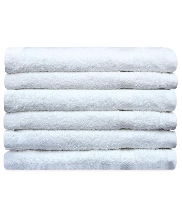 Vinotex HT16270300WH24 towels 100 % cotton 1.4 kg very absorbent and soft for beauty salons hairdressing shops fitness studios and bathroom at home white 24 pieces white 24 pack