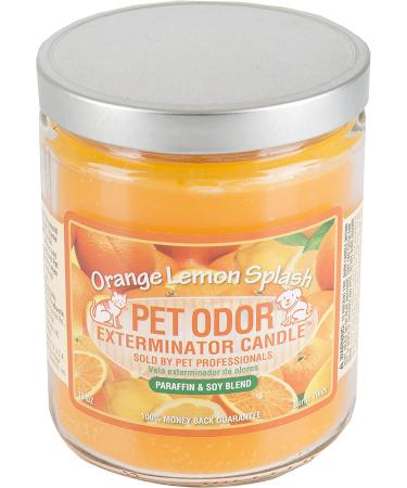 Pet Odor Exterminator Candle Set - Orange Lemon Splash and Clothesline Fresh 13oz Jars - Buy Online on GoSupps.com