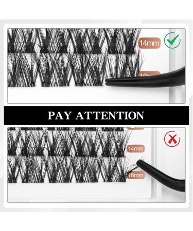 VEYESBEAUTY Cat-Woman Individual Lash Clusters - Cashmere Volume DIY Eyelash Extensions 8-18mm Wispy for Self Application - Buy Online on GoSupps.com