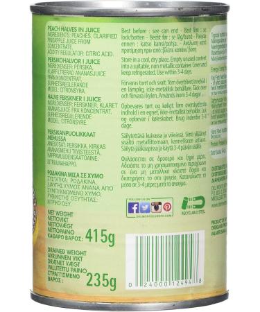 Peach Peach Halves Juice 415g - Buy Online on GoSupps.com