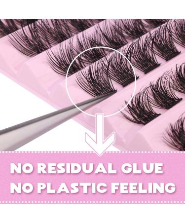 Eyelash Extensions - 120 Pcs DIY Individual Cluster Fake Lashes Set 8-16mm by Lvmixwig L01 | International Shipping Available - Buy Online on GoSupps.com