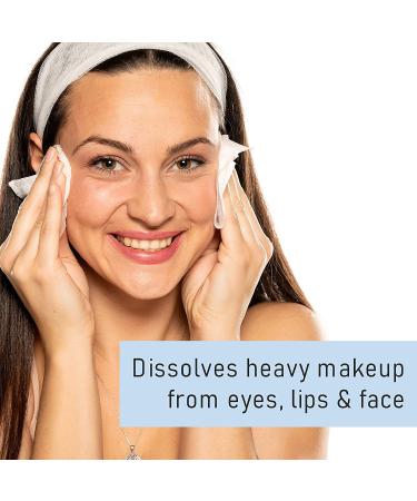Diamond Wipes Cleansing & Waterproof Makeup Remover Wipes - 50ct, Alcohol-Free with Vitamin E - Buy Online on GoSupps.com