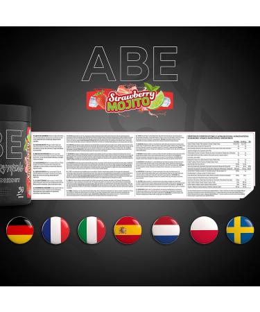 Applied Nutrition Bundle: ABE Pre Workout 375g + 700ml Protein Shaker - Strawberry & Mojito - Buy Online on GoSupps.com