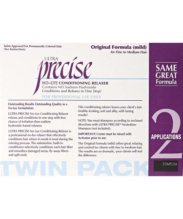 Softsheen Carson Precise No-Lye Original Relaxer Twin Pack - Smooth & Straight Hair - Buy Online on GoSupps.com