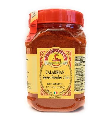 TuttoCalabria, Calabrian "SWEET/MILD" Chili Powder, 350 g (12.3 oz) All Natural, Non-GMO, Product of Italy - Buy Online on GoSupps.com