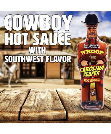 WHOOP Premium Carolina Reaper Hot Sauce Try if you dare! Perfect Gourmet Gift for the Hot Sauce Fan - Buy Online on GoSupps.com