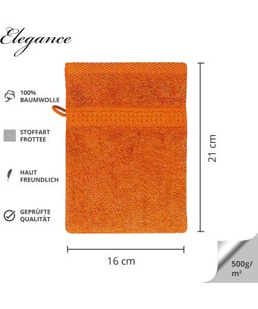 Class Home Collection Washing Gloves | Fantry Washcloth Set | 4pcs | 500 g/m | 100% Cotton | Terra 16x21 cm | International Shipping Available - Buy Online on GoSupps.com