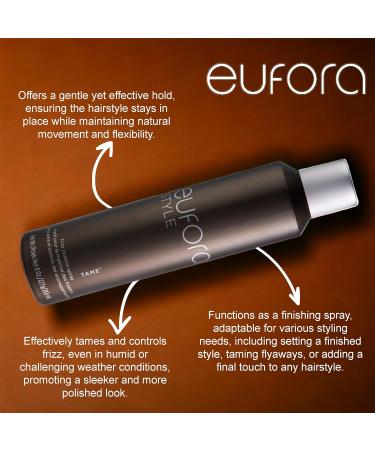 Eufora tame frizz control spray 8 oz 8 Fl Oz (Pack of 1) - Buy Online on GoSupps.com