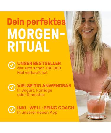 Braineffect Daily Good - Fruity Beverage Powder with Bacterial Strains & Vitamins B6+B12 for Gut Health - 30 Portions (Strawberry) - Buy Online on GoSupps.com