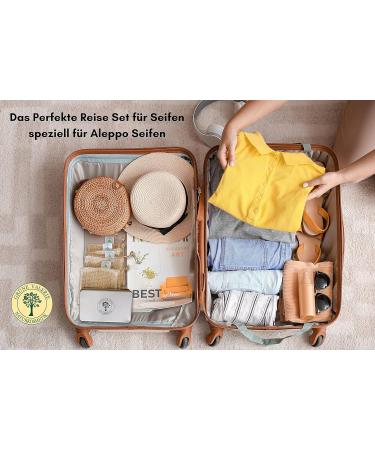 Green Valerie Noble Gift Box - XXL Soap Bags (4 Pieces) for Aleppo Soap - Vegan & Eco-Friendly Pore Cleansing & Peeling Effect - Buy Online on GoSupps.com