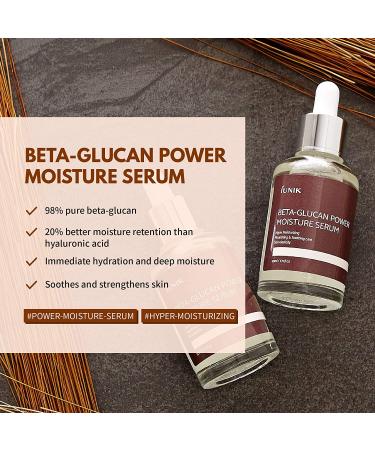 iUNIK Beta-Glucan Power Moisture Serum 50ml - Hydrating & Nourishing Skin Care - Buy Online on GoSupps.com