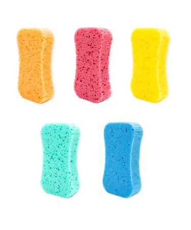Set of 2 Bath Sponges - Massage Sponges in Multiple Colors | Ideal for Relaxation & Exfoliation - Buy Online on GoSupps.com