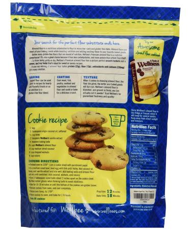 Wellbee's Blanched Almond Flour 5 lb - Finely Ground Almond Powder (Pack of 1) - Buy Online on GoSupps.com