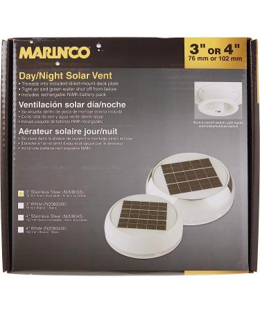 Marinco Solar Powered & Passive Vents - Day/Night, Stainless Steel - Buy Online on GoSupps.com