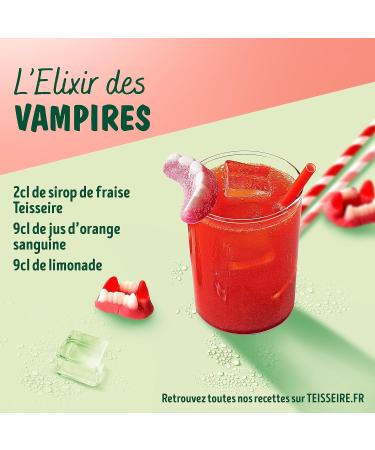 Teisseire Strawberry Syrup for Refreshing Drink Cocktails Recyclable Container 6x60cl - Buy Online on GoSupps.com