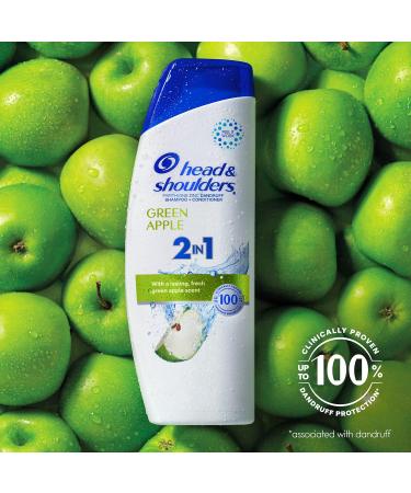 Buy Head and Shoulders 2 in 1 Dandruff Shampoo & Conditioner - Green Apple 12.5 oz | International Shipping Available - Buy Online on GoSupps.com