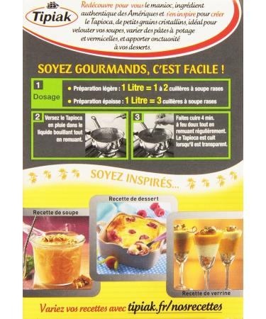 Tipiak Tapioca Express for soups and desserts 250 g - Buy Online on GoSupps.com