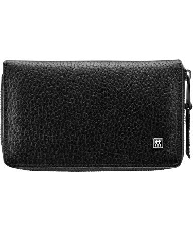 ZWILLING Premium Black Edition 5 Piece Genuine Leather Snap Closure Travel Set with Nail Scissors and Cuticle Cutter - Buy Online on GoSupps.com