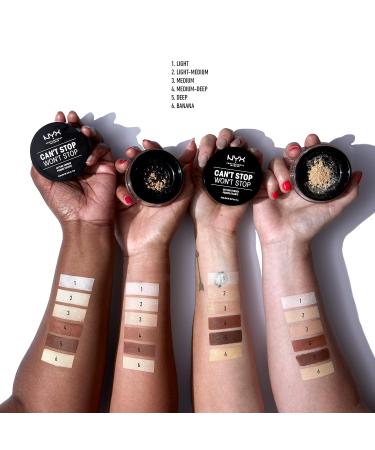 Nyx Professional Makeup Can't Stop Won't Stop Setting Powder - Vegan Loose Fixing Powder Oil-Absorbing Matte Finish Deep Color - International Shipping - Buy Online on GoSupps.com