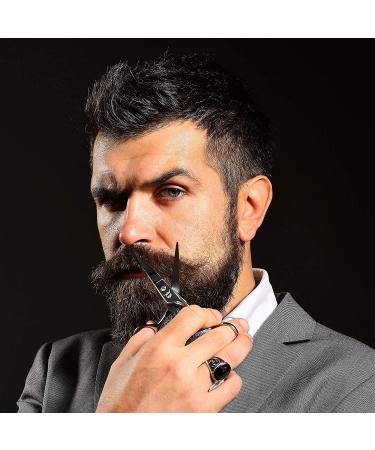 Striking Viking Beard and Mustache Grooming Kit - Beard Scissors, Mustache Comb, Carry Case - Facial Hair Trimming Tools - Buy Online on GoSupps.com