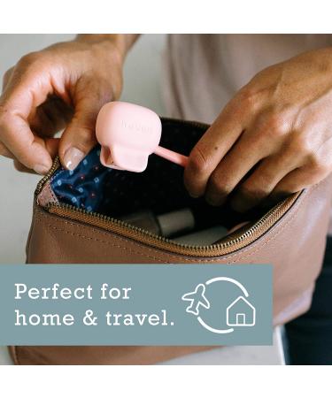 Haven Toothbrush Cover - Travel Holder for Electronic and Manual Toothbrushes - Set of 2 White & Coral Protectors - Buy Online on GoSupps.com