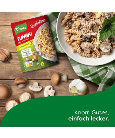 Buy Knorr Spaghetteria Funghi Pasta Ready Meal Delicious 6-Minute Dish 10x150ml Fast International Shipping - Buy Online on GoSupps.com