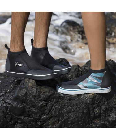 Seavenger Atlantis 3mm Neoprene Aqua Shoes Classic Black - Size 7 Women/6 Men - Buy Online on GoSupps.com