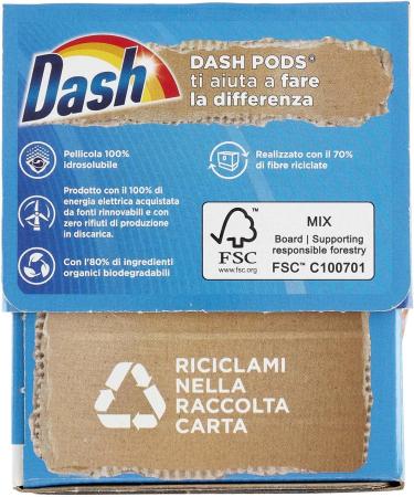 Dash Pods Laundry Washing Machine in Capsules Color Saver 31 x 19.5 g - Buy Online on GoSupps.com