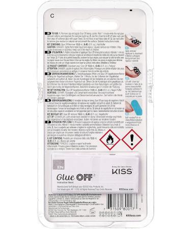 Kiss Glue Off False Nail Remover 13.5 ml (Pack of 1) Nail Remover - Buy Online on GoSupps.com