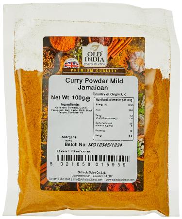 Old India Curry Powder Mild Jamaican 100g 100 g (Pack of 1)