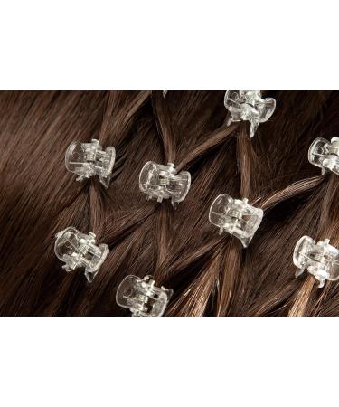 Buy 25 Mini Transparent Hair Clips for Girls & Women | Orchid Clips - Perfect for All Hairstyles - Buy Online on GoSupps.com