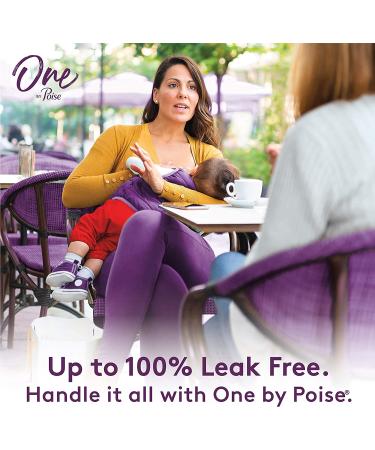 One by Poise 2-in-1 Period & Bladder Leakage Daily Liner - Long Extra Coverage 50 Count - Buy Online on GoSupps.com