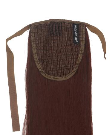 WIG ME UP YZF-1094S-35 | 63cm Long Straight Red-Brown & Gold Braid Ponytail Hairpiece | International Shipping - Buy Online on GoSupps.com