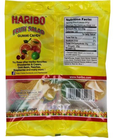 Haribo Fruit Salad Gummi Candy 142 g - Buy Online on GoSupps.com