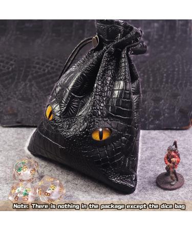 DND Dice Bag - Medieval Leather Coins Pouch for 6 Sets of Dice - RPG Game Storage & Accessories - Buy Online on GoSupps.com
