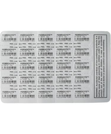 Ferrocite Tablets 100ct 324mg Compare to Hemocyte | Iron Supplement - Buy Online on GoSupps.com