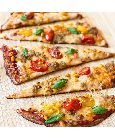 Kbosh Keto Crusts - #1 Cauliflower Keto Pizza Crust - Delicious, Sugar-Free & Low Carb - 1g Carb, 40 Cals - Keto-Friendly Recipes - 4 Packs, 8 Crusts - Buy Online on GoSupps.com